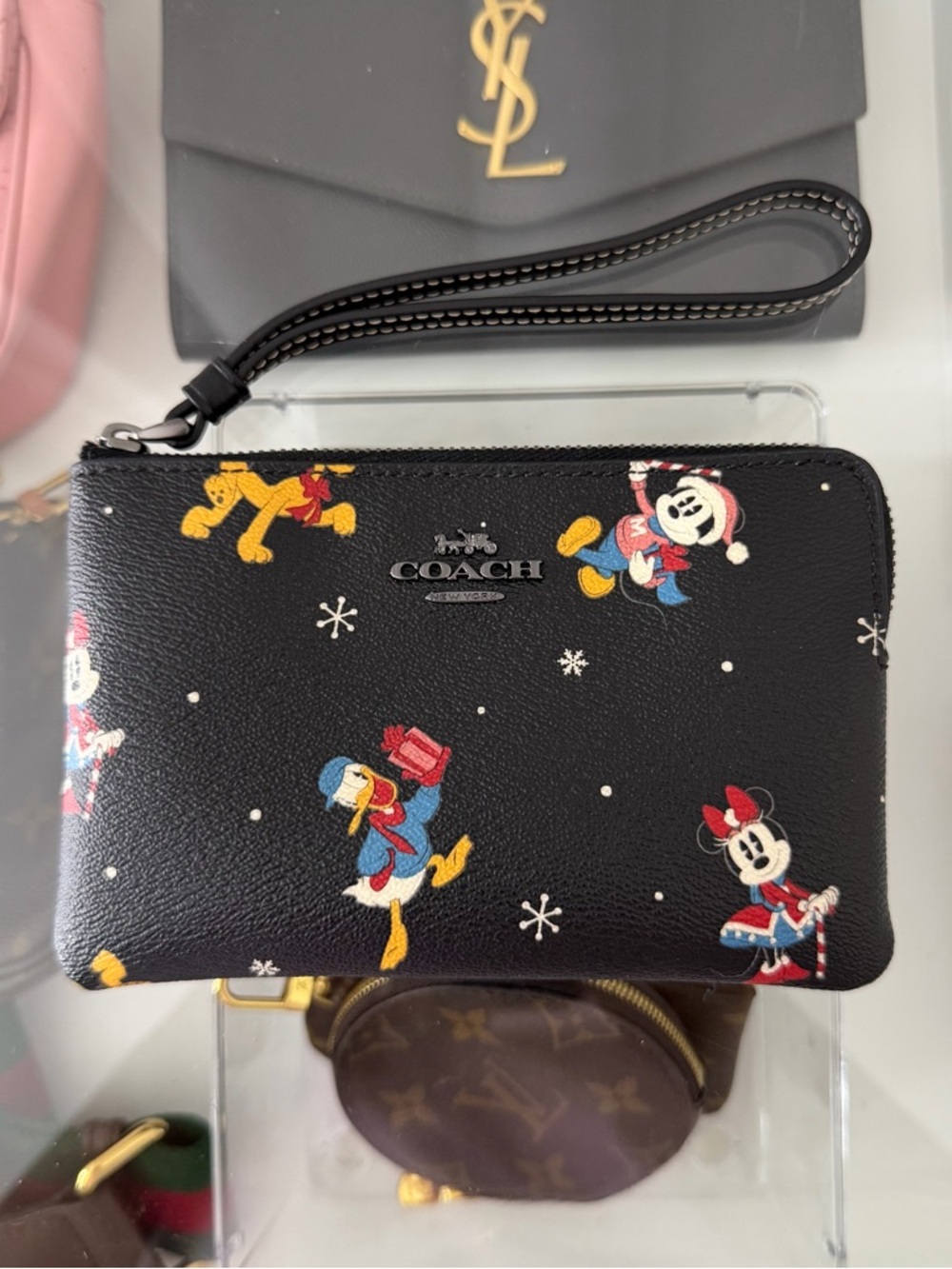 Disney X Coach Corner Zip Wristlet
